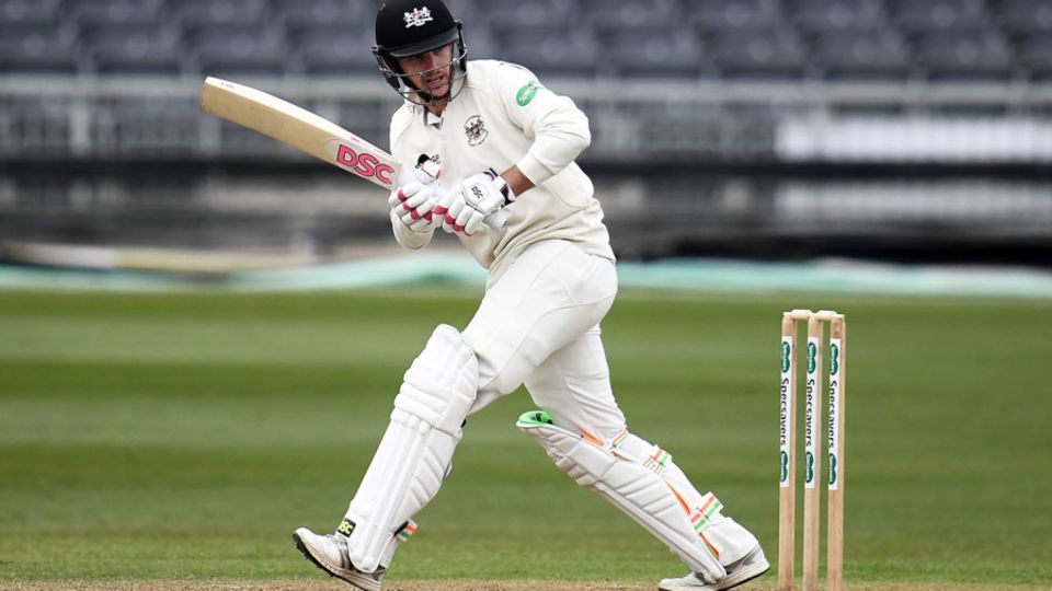 Gareth Roderick works the ball into the leg side