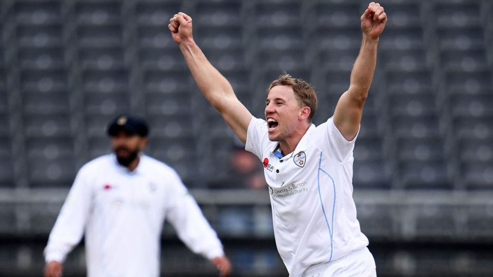 Logan van Beek spent the 2019 summer with Derbyshire