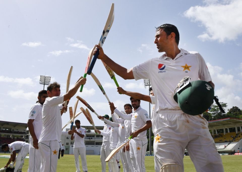 Younis Khan was only ever dismissed once in the 90s in the course of amassing 10,099 Test runs
