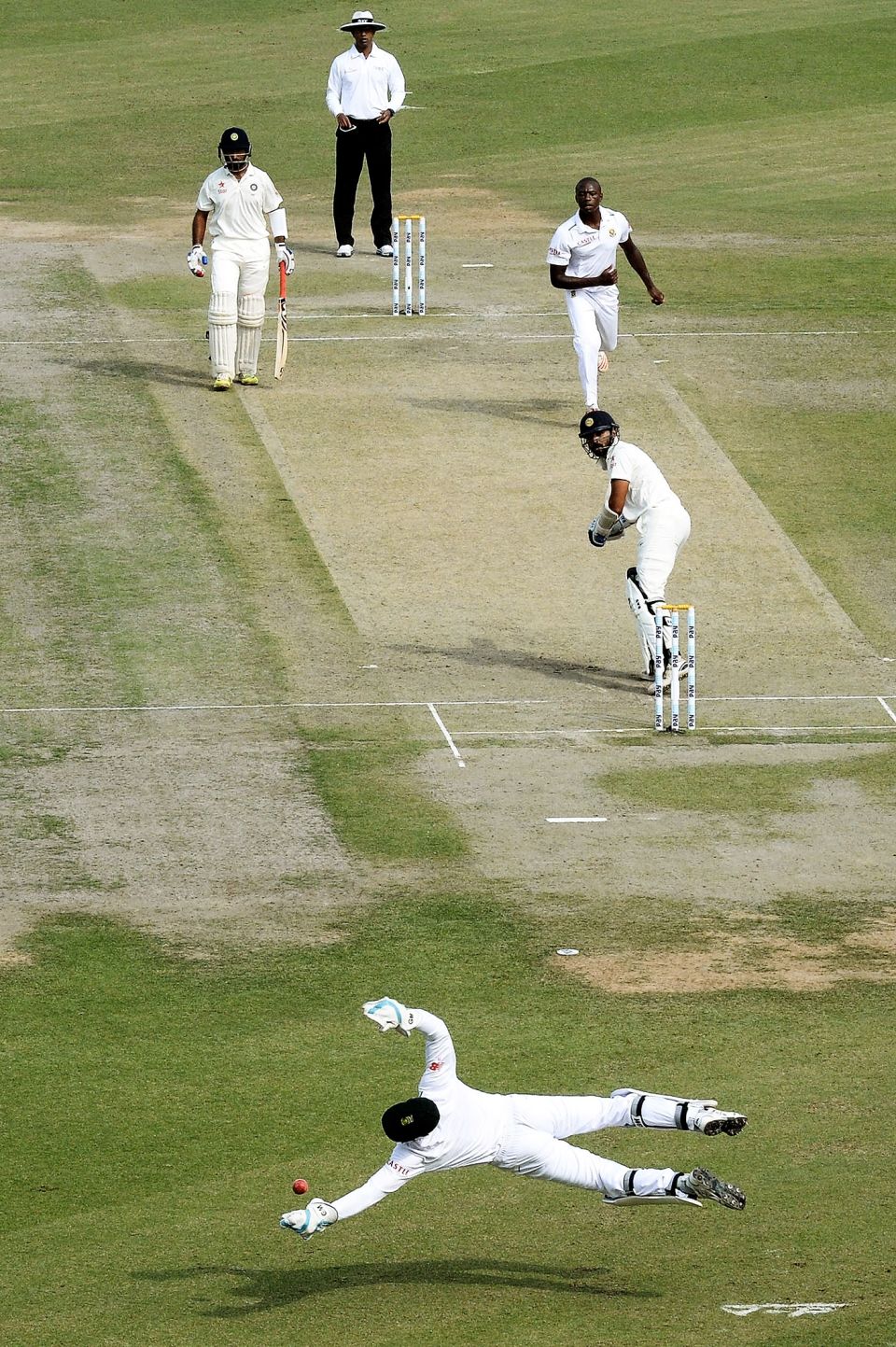 Rabada made his Test debut in India in 2015-16 in a series South Africa lost 0-3. "Cricket 101: if a pitch is slow and low, just bowl wicket to wicket. The ball is going to reverse. Wicket to wicket."