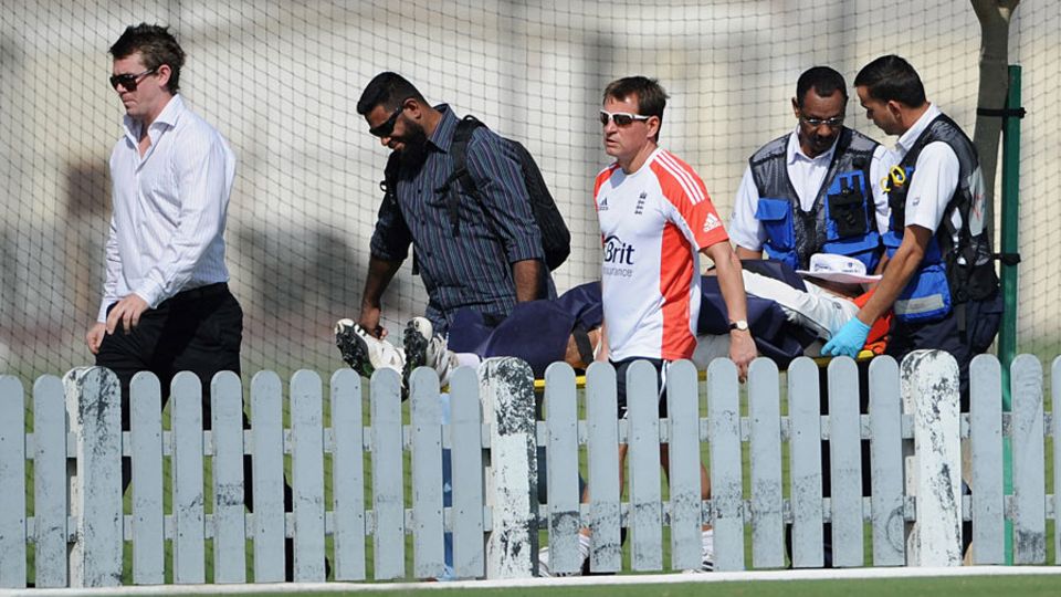 So dire was Hamid's collision with the sight screen, witnesses thought he might die from his injuries