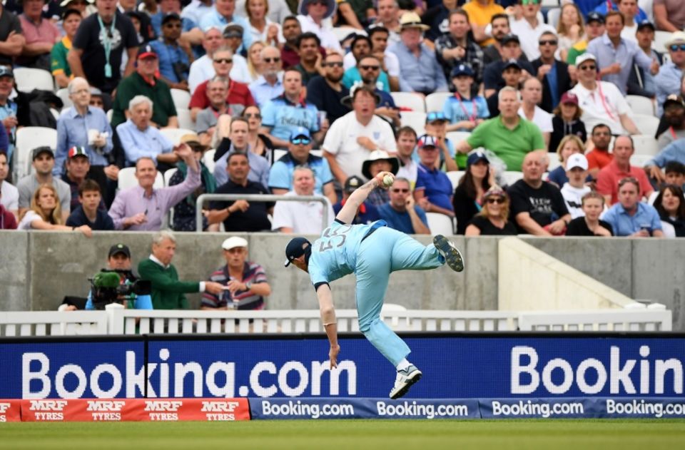 The catch that should not be: Ben Stokes takes a stunner