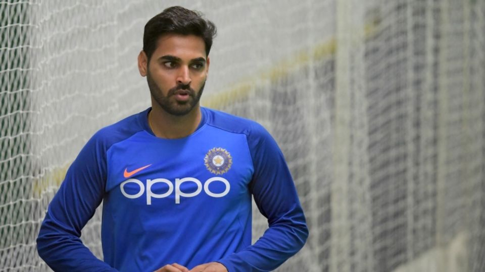 Bhuvneshwar Kumar bowled a bit in the indoor nets