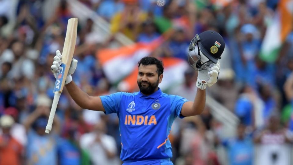 Rohit Sharma became the leading scorer at this year's World Cup during the course of his hundred