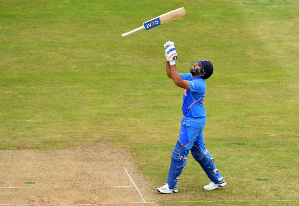 Rohit Sharma became the leading scorer at this year's World Cup during the course of his hundred against Bangladesh