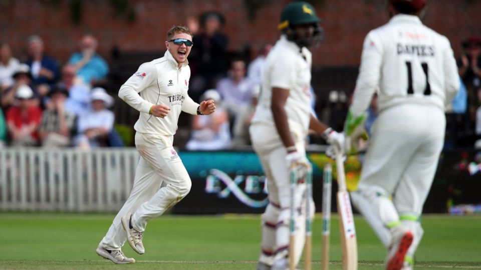 Dom Bess learned his trade on turning pitches at Taunton