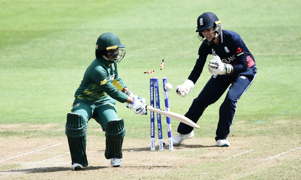 "I try and get as close to the stumps as I possibly can, to reduce the distance between catching the ball and taking the stumps"