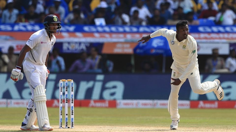 Senuran Muthusamy had a rough first day in Test cricket