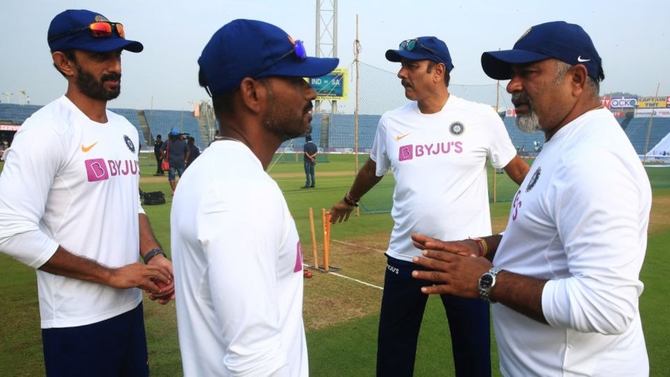 Vikram Rathour is with the team, but R Sridhar, Ravi Shastri and Bharat Arun have to stay away
