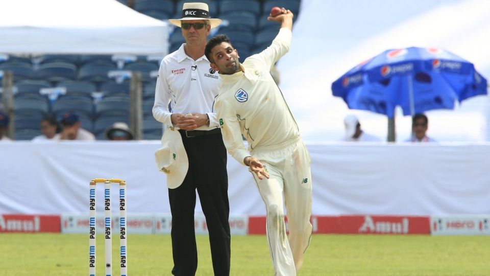 Keshav Maharaj became the second fastest South African spinner to 100 Test wickets
