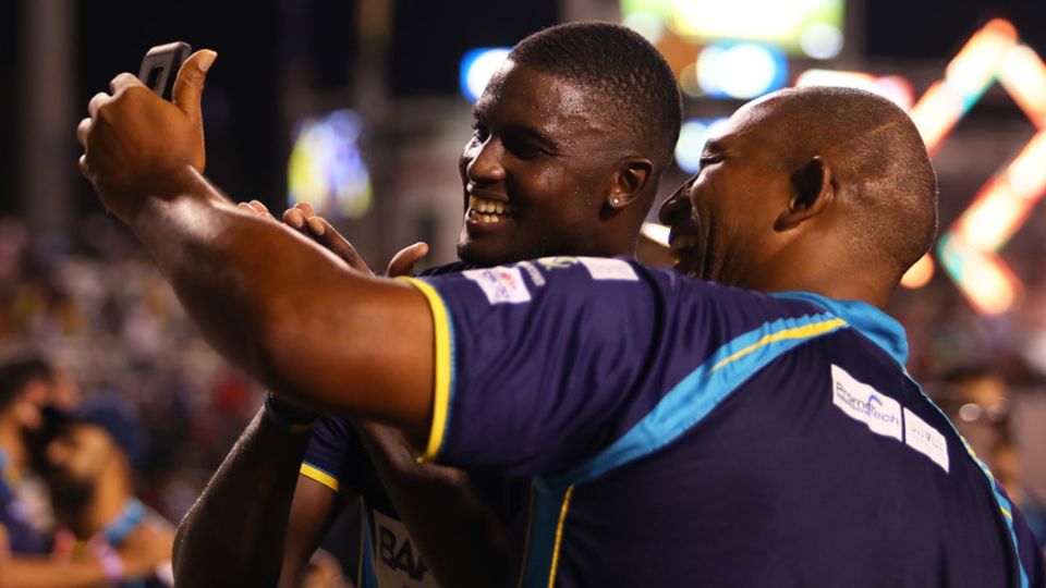 Phil Simmons and Jason Holder won the CPL together with Barbados Tridents