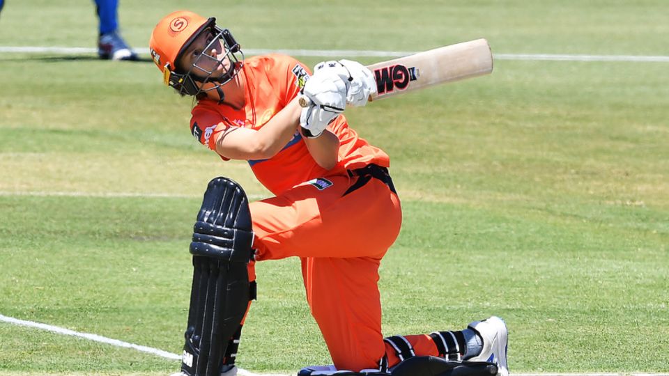 Amy Jones sweeps fine