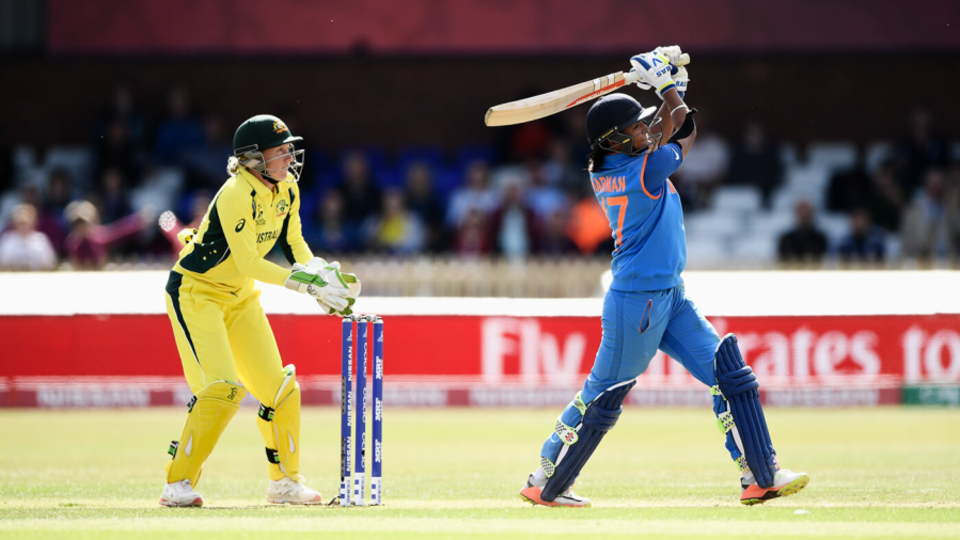Nearly 50% of Harmanpreet Kaur's T20I runs have been scored via boundaries