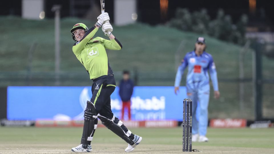 Tom Banton launches one into the night sky