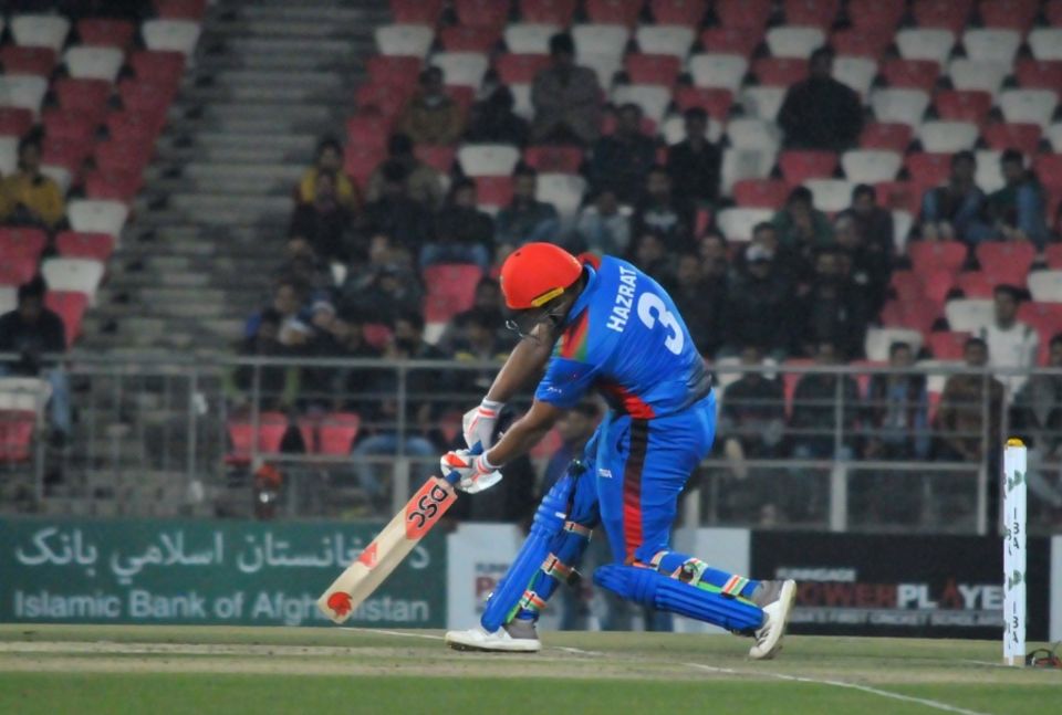 Afghanistan's record total of 278 against Ireland in 2019 contained 22 sixes, 16 of them by Hazratullah Zazai