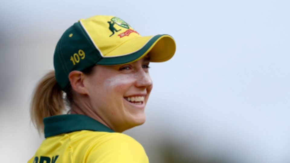 Ellyse Perry smiles