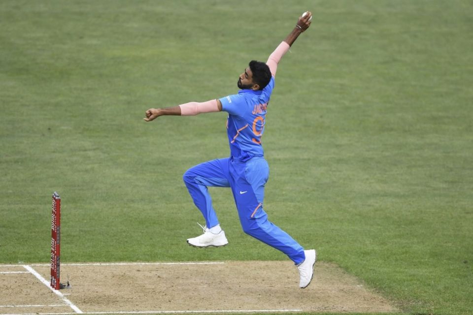Jasprit Bumrah in his pre-delivery stride