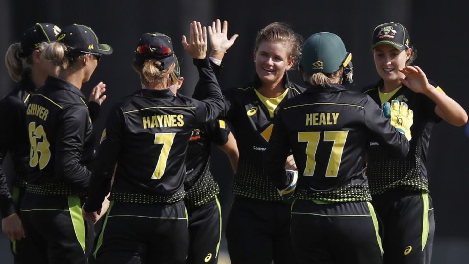Jess Jonassen ran through the India middle-order