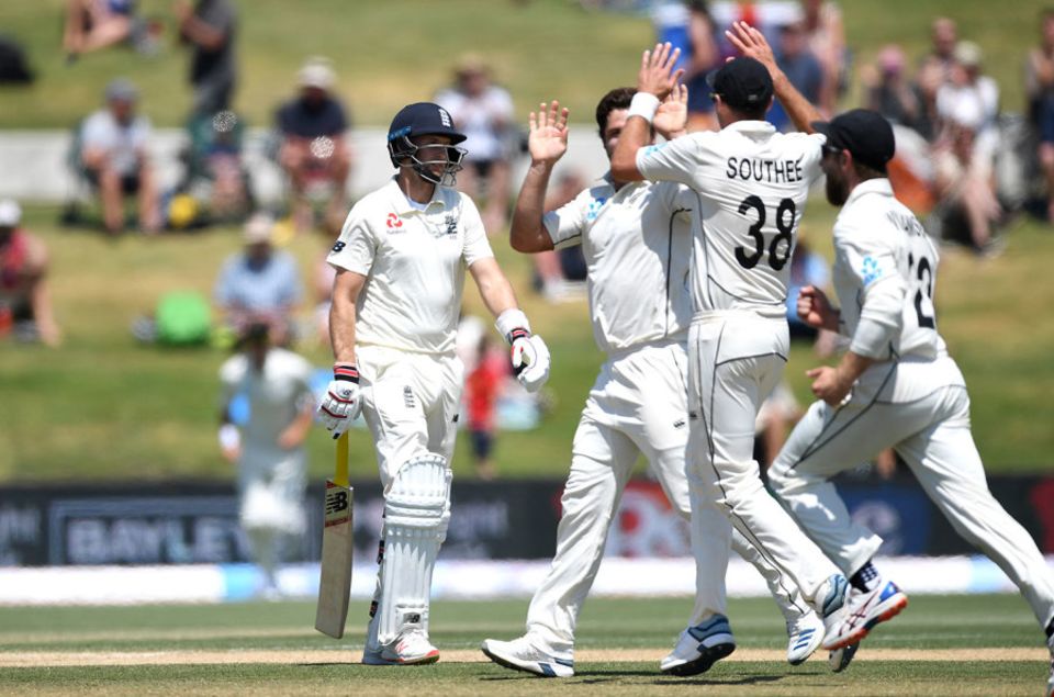 England struggled to bat for long periods in the first Test of their series in New Zealand