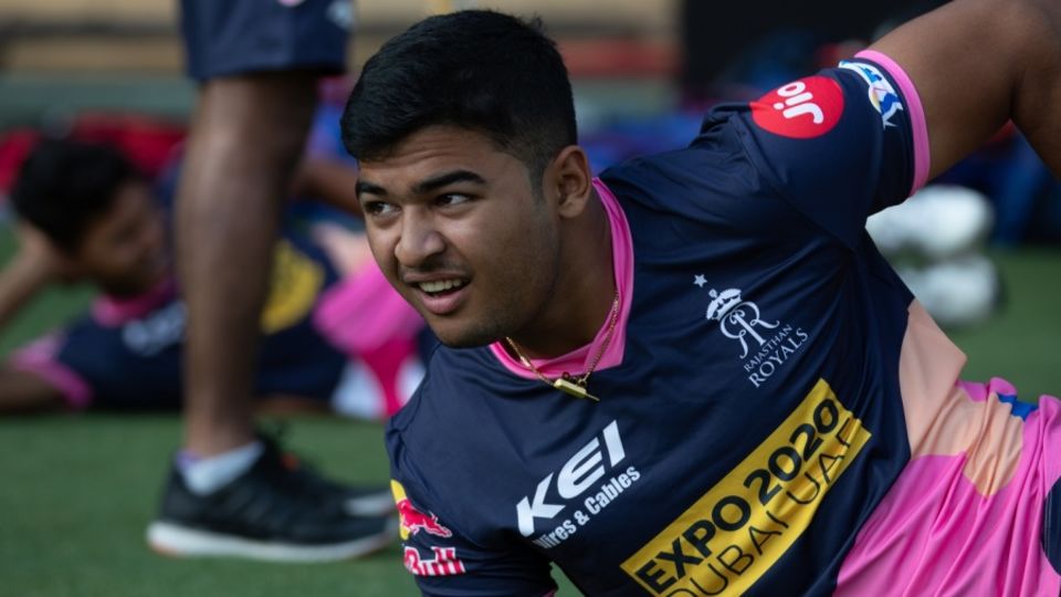 Riyan Parag at Rajasthan Royals' pre-season camp
