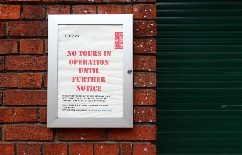The English season has been delayed until May 28 at the earliest