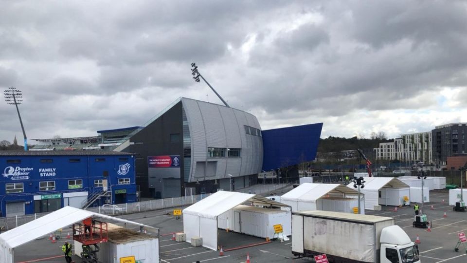 Edgbaston is to be used as a drive-through COVID-19 testing centre