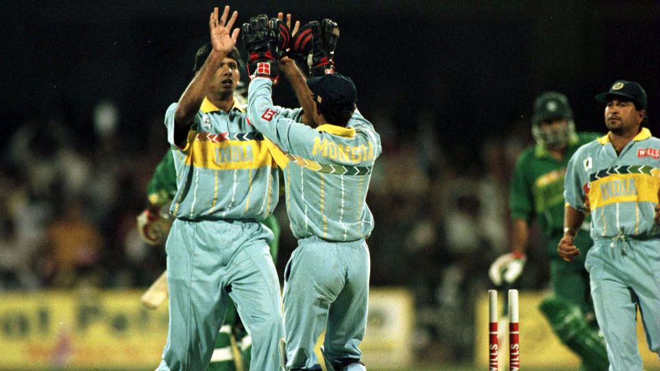 Venkatesh Prasad's dismissal of Aamer Sohail in the 1996 World Cup quarter-final has become an iconic India-Pakistan moment