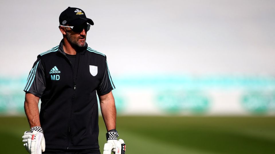 Like Gillespie, Surrey coach Michael di Venuto is in Australia with his family