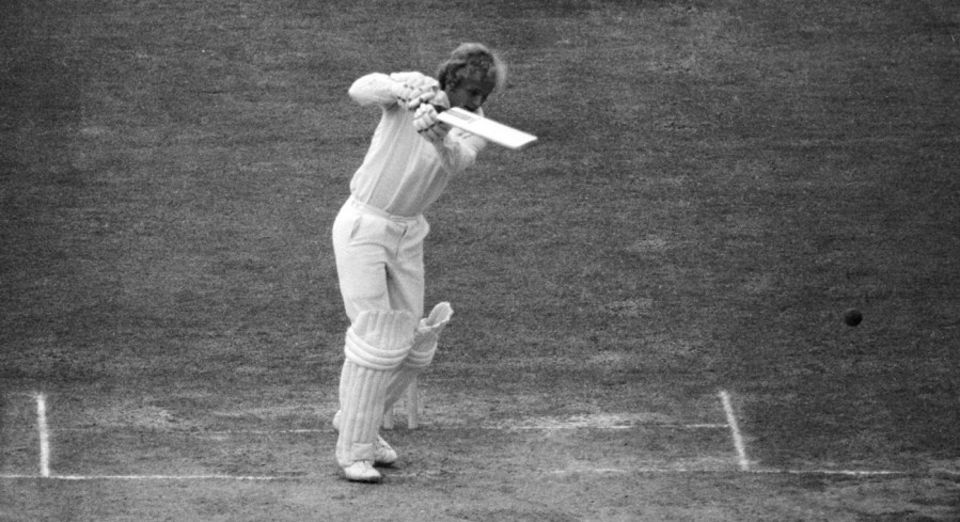 David Gower: bursting with beauty even in a grainy b/w
