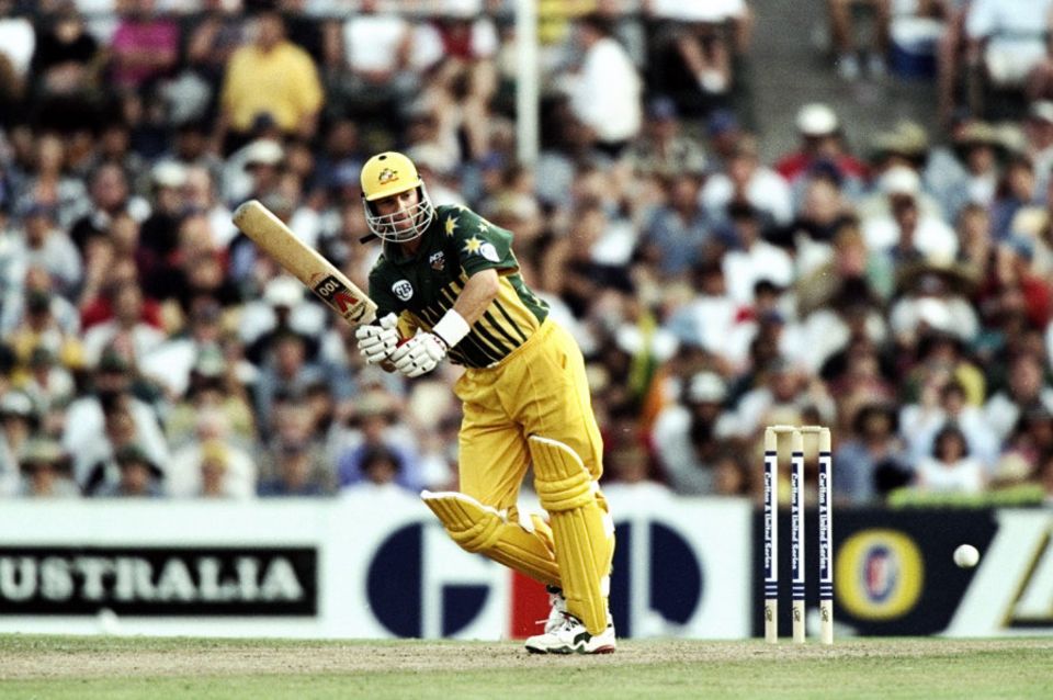 Sick flicks: Mark Waugh breezily plays one off the hips
