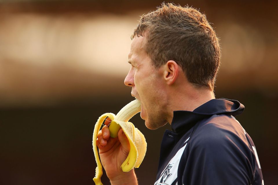 Going bananas: Peter Siddle has been vegan since 2012