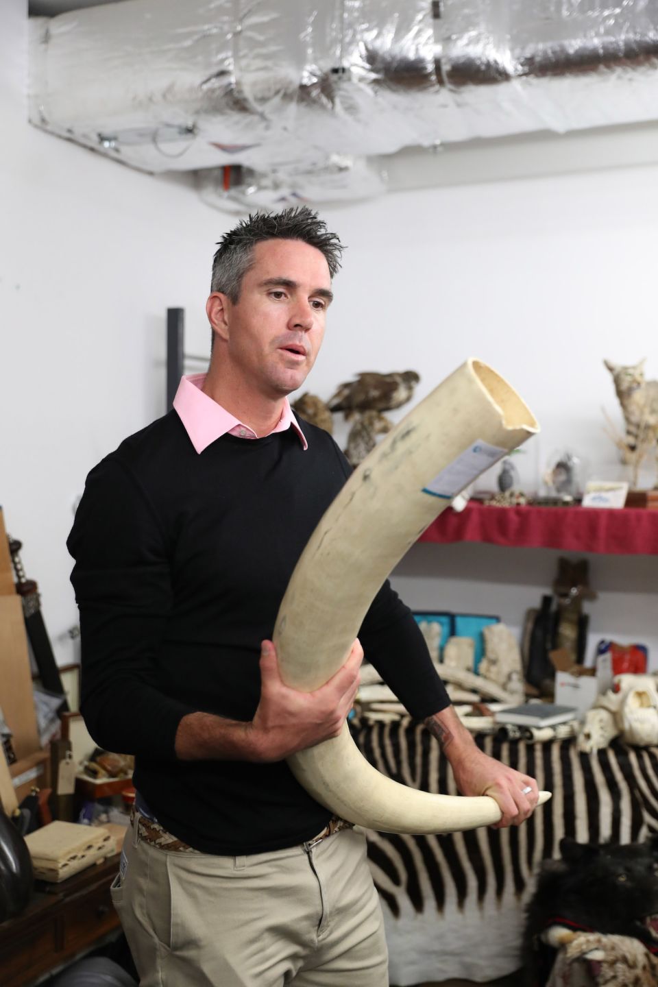 Kevin Pietersen is an avowed conservationist and has his own rhino-protection charity, but it hasn't put him off his meat