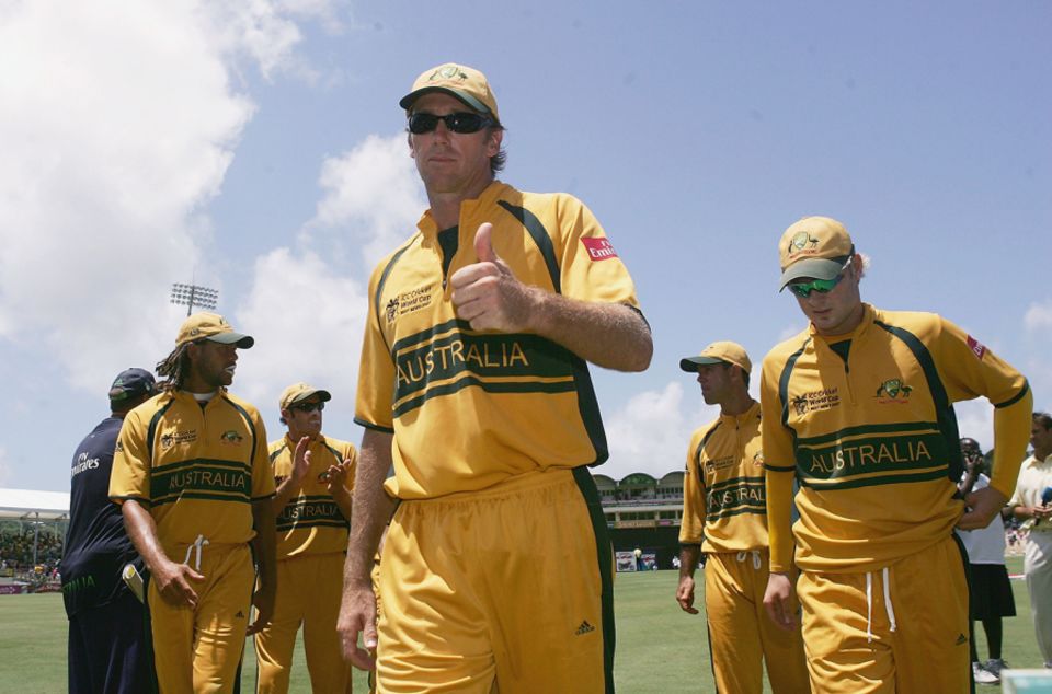 Glenn McGrath: "The fact that I'm going to retire is probably one of the reasons I'm bowling so well, because I'm just going out there, trying to enjoy it"