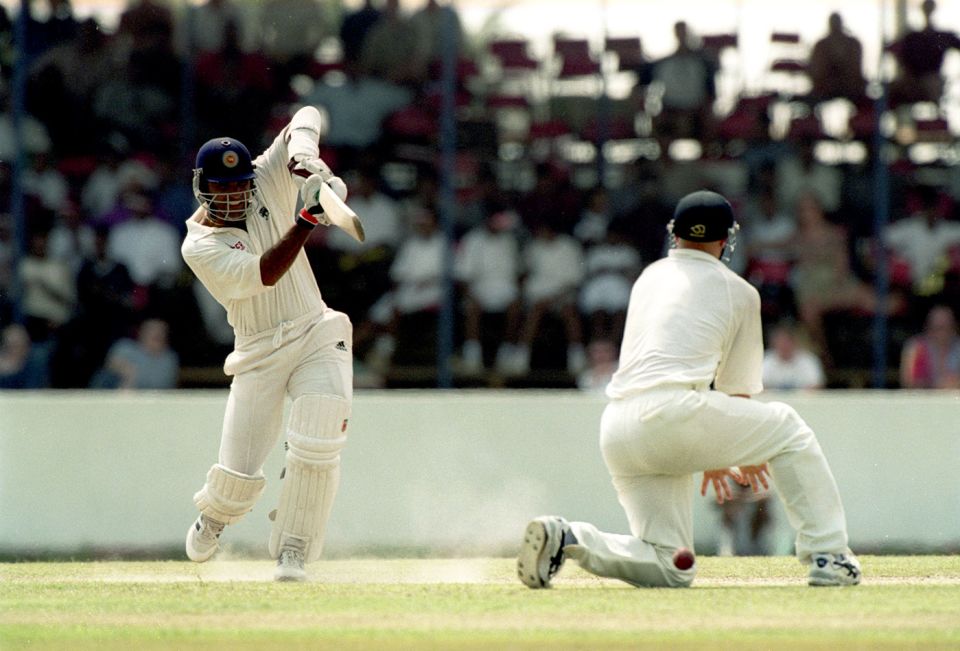 Marvan Atapattu on his way to an unbeaten 201 against England, Galle, 2001