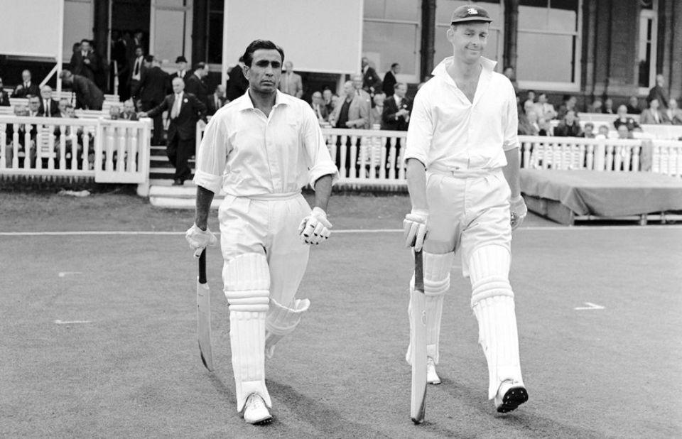 Billy Ibadulla (left) opened the batting for Warwickshire alongside Bob Barber for long stretches in the 1960s