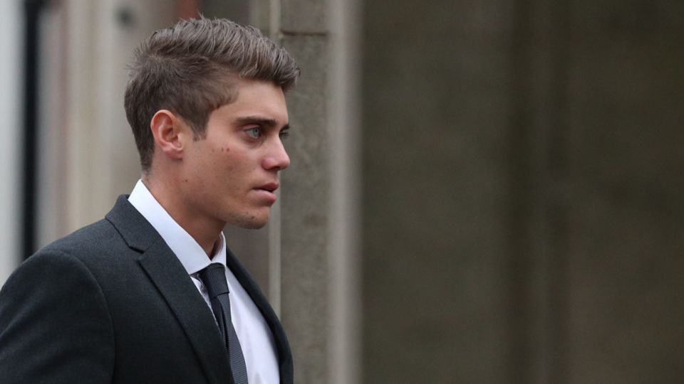Alex Hepburn arriving at Worcester Crown Court in January 2019