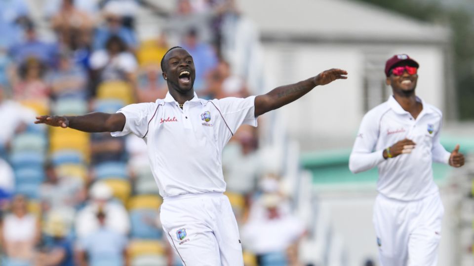 Best of: Roach counts the five-for against England in Bridgetown last year his most memorable performance
