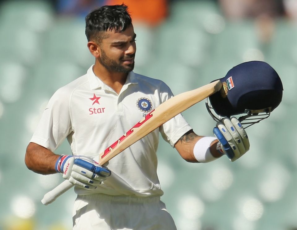 Virat Kohli was only the second batter to score two centuries on Test captaincy debut