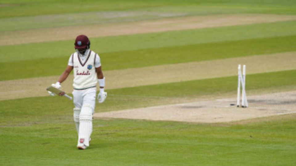 Phil Simmons admitted he was "concerned" by Hope's form
