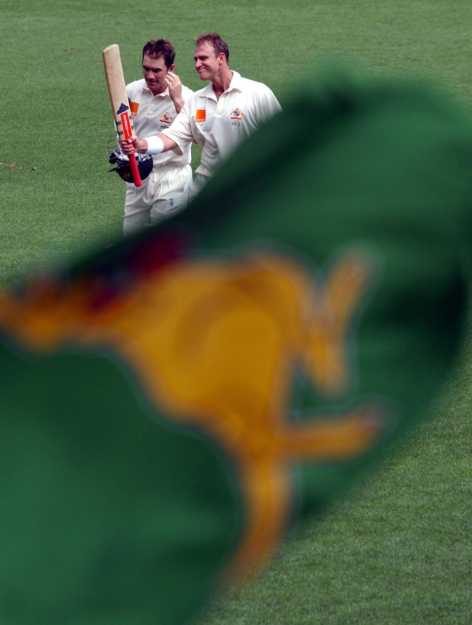 At tea on day one, Australia's openers had plenty to smile about