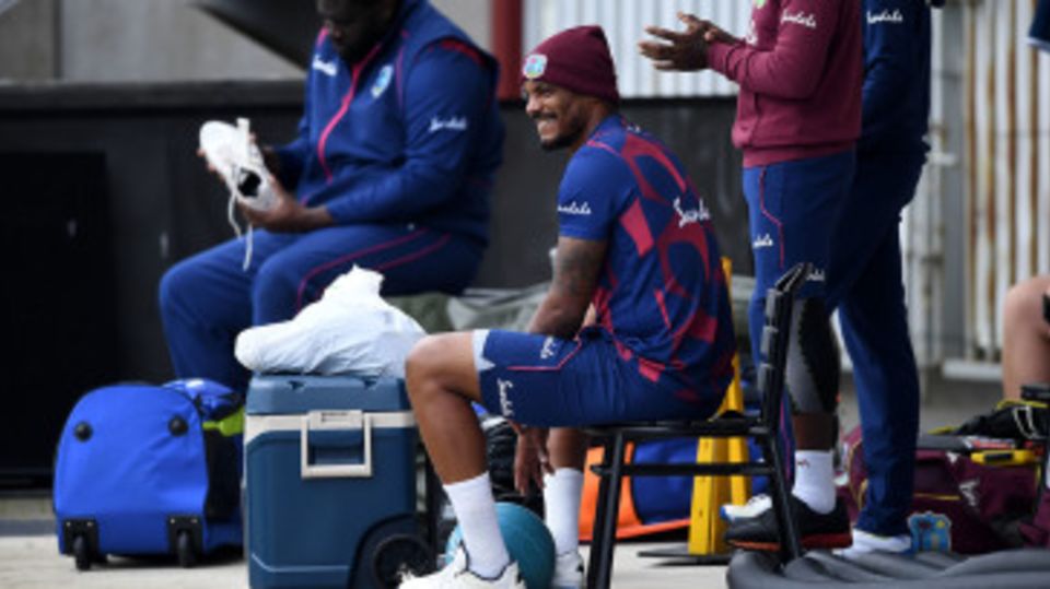 Shannon Gabriel went off with an injury in the second Test