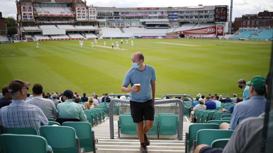 The Kia Oval hosted a trial event for the return of spectators in 2020