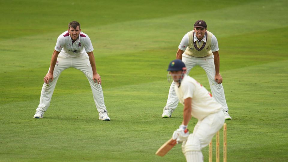 Craig Overton (left) could follow twin Jamie out the door at Taunton