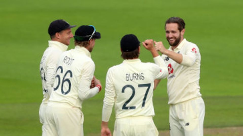 Chris Woakes struck again to remove Azhar Ali