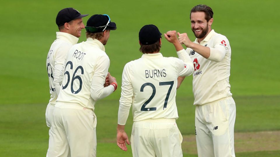 Chris Woakes struck again to remove Azhar Ali
