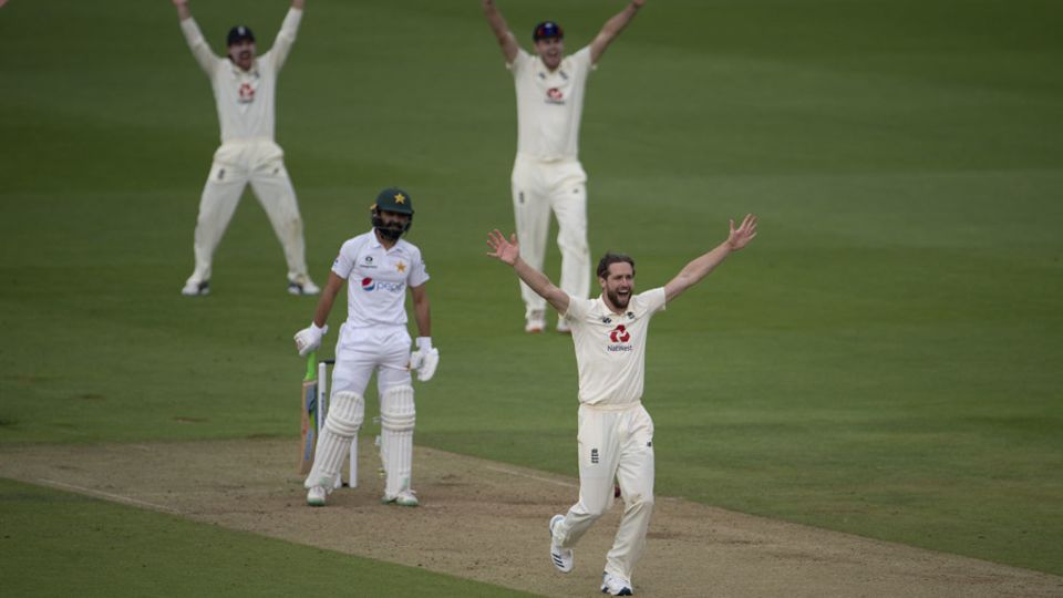 Fawad Alam was out lbw on review