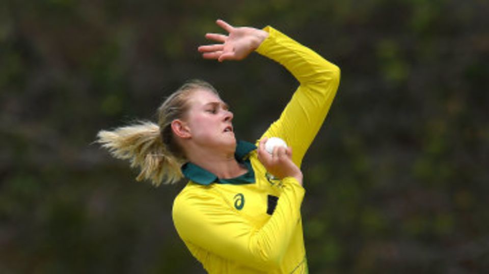 Maitlan Brown in action for Australia A