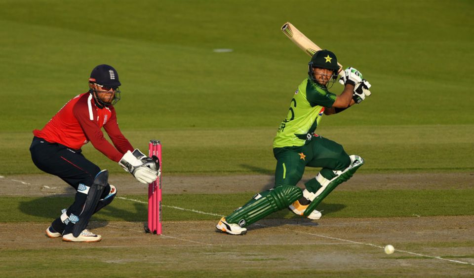 Haider Ali struck a half-century on his T20I debut