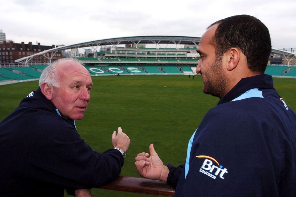 Alan (left) and Mark Butcher at The Oval in 2006