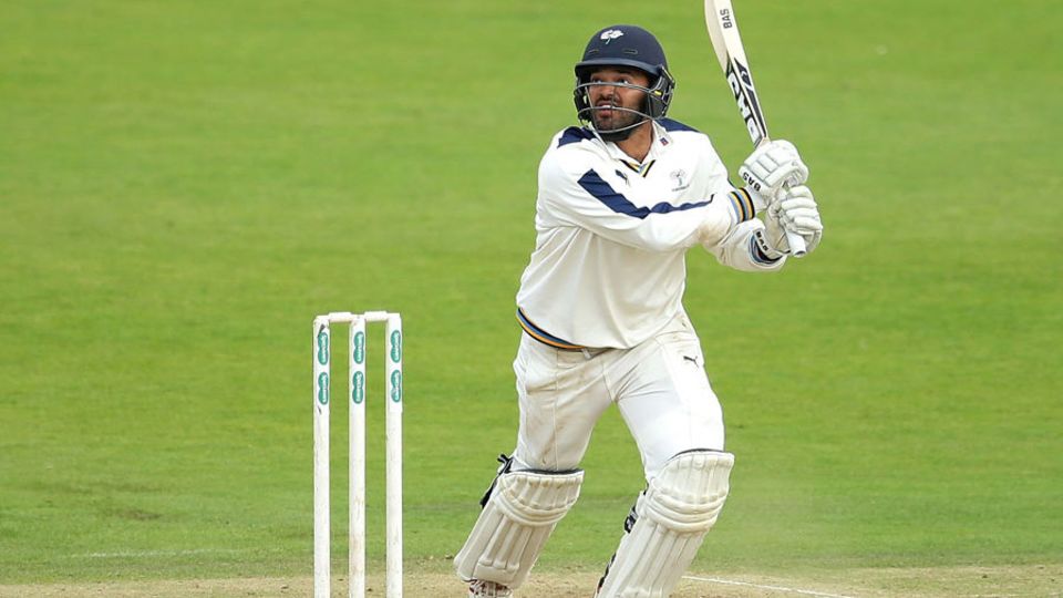Azeem Rafiq in action during his return to Yorkshire in 2016
